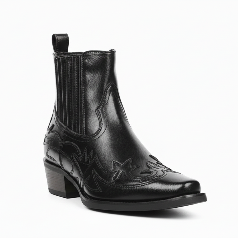 Bota Cowboy Masculina em Couro Artesanal