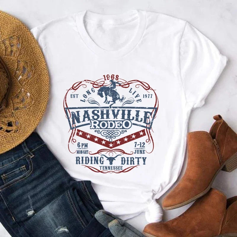 Camiseta Feminina Nashville Western