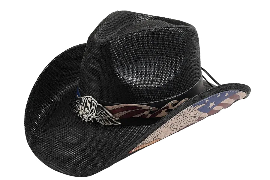 Chapéu Cowboy Palha Ocidental EUA