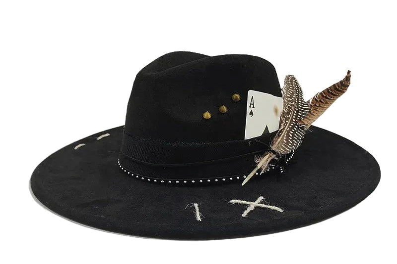 Chapéu Fedora Em Camurça