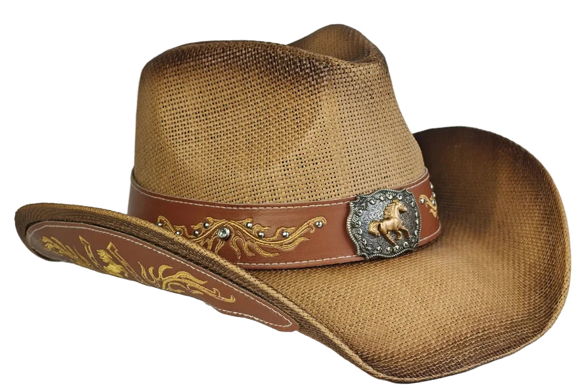 Chapéu Cowboy Bordado- Modelo Exclusivo
