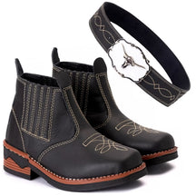 Bota Country Infantil Com Cinto De Brinde