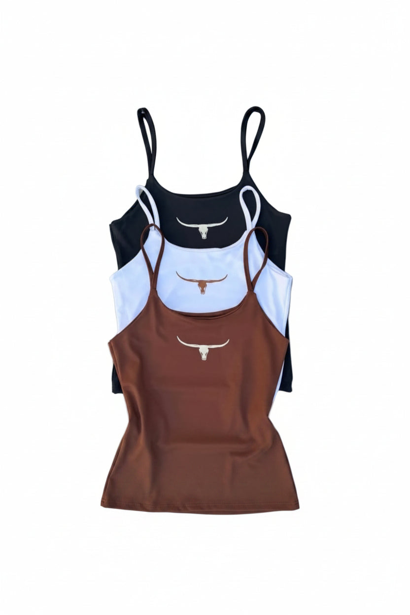 Kit 3 Blusas Suplex Alça Fina