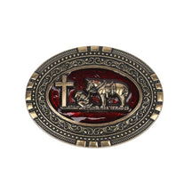 Fivela de Cinto Bronze Vintage a Orar