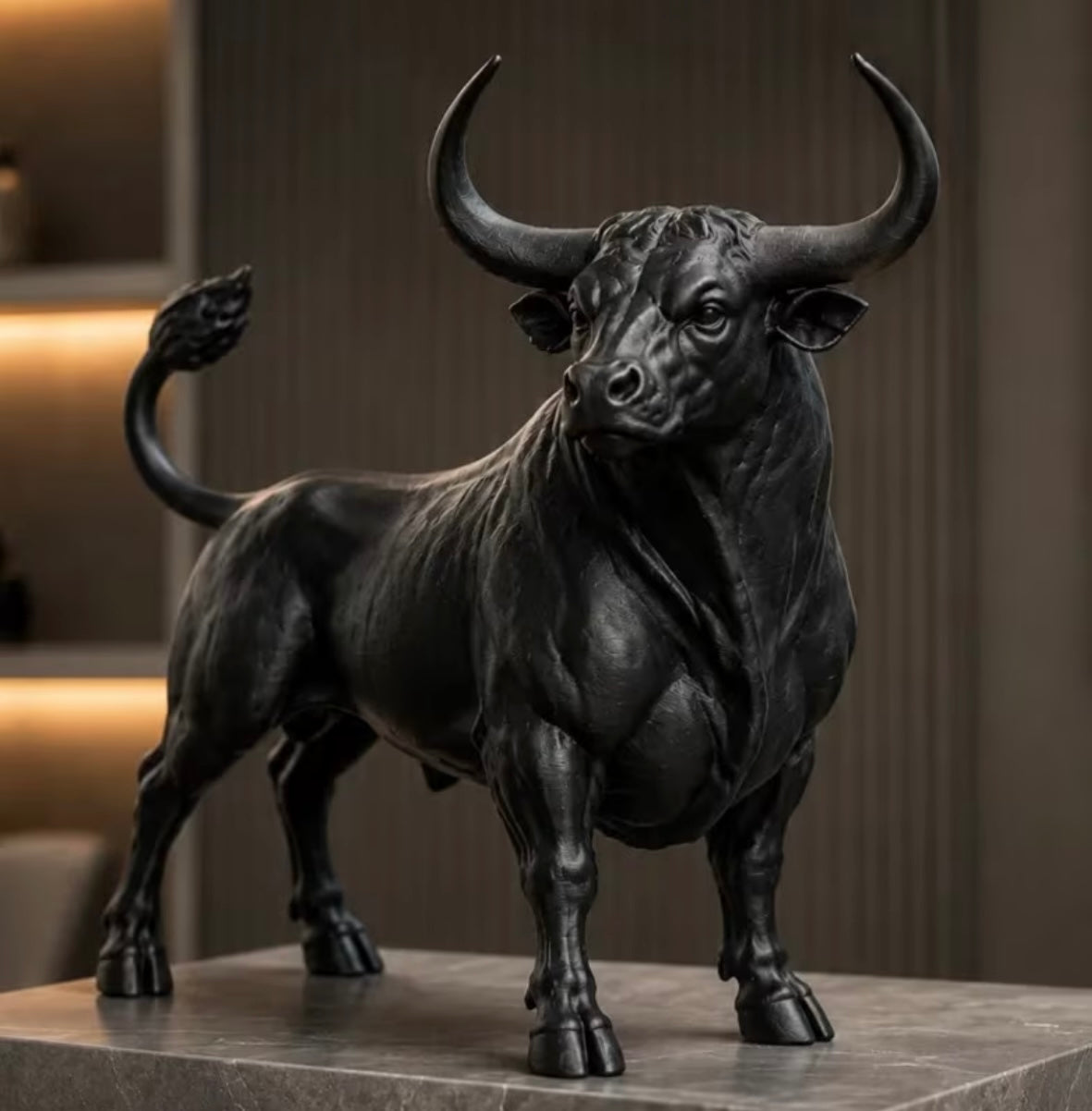 Escultura de Touro 3D