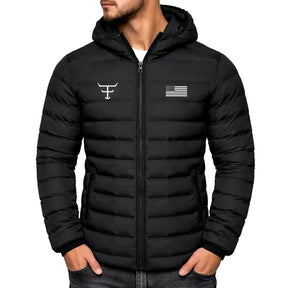 Jaqueta Puffer com Capuz