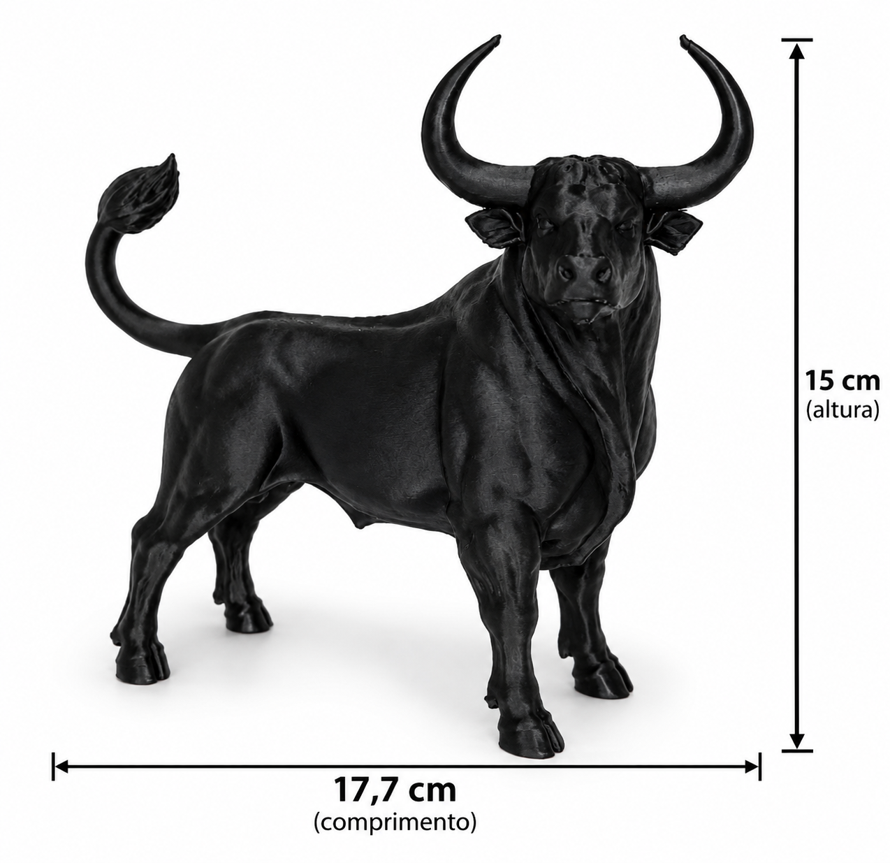 Escultura de Touro 3D
