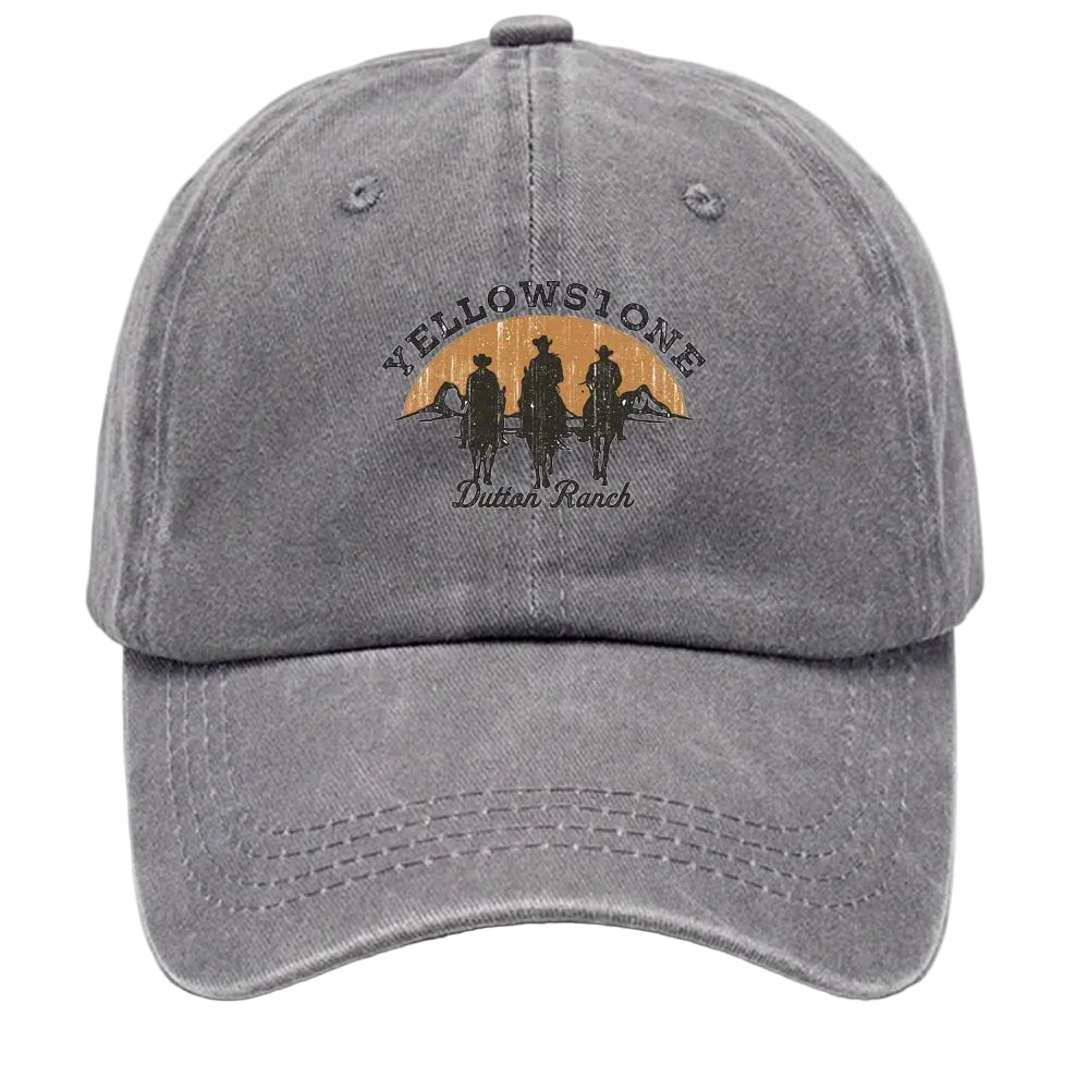 Boné Vintage Yellowstone – Estilo Cowboy