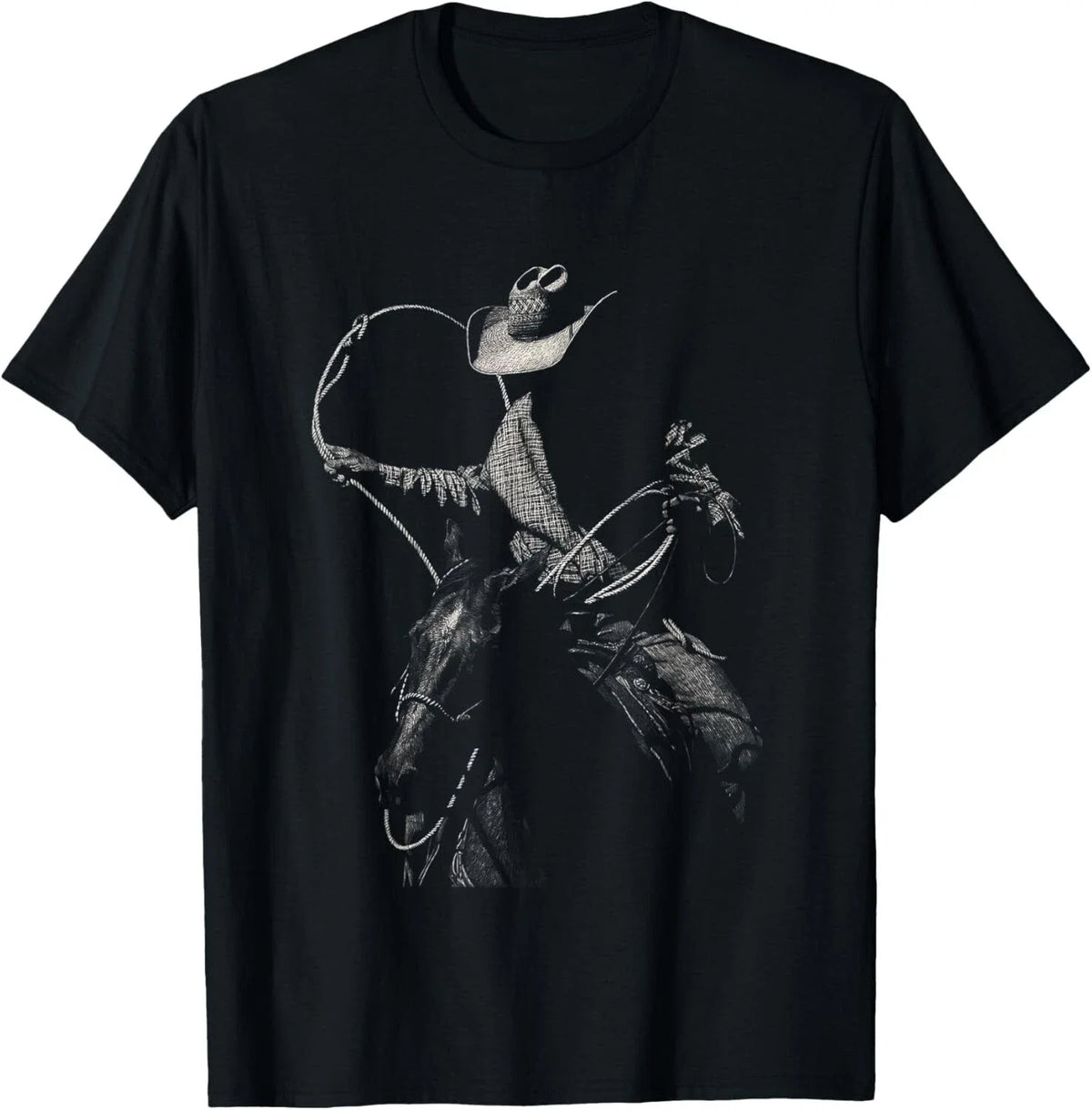 Camiseta Estampa Cowboy Rústico