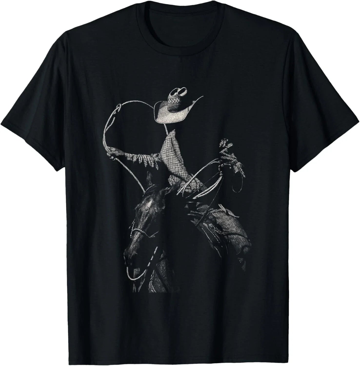 Camiseta Estampa Cowboy Rústico