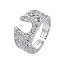 Anel Feminino Ferradura Brilhante