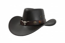 Chapéu Cowboy Western Vintage Unissex em Couro Sintético
