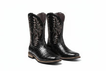 Bota Cowboy Cano Alto Couro de Crocodilo