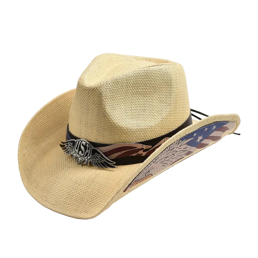 Chapéu Cowboy Palha Ocidental EUA