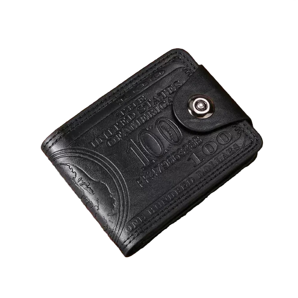 Carteira Masculina Retro com Padrão