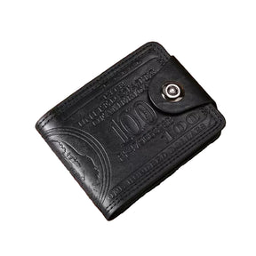 Carteira Masculina Retro com Padrão