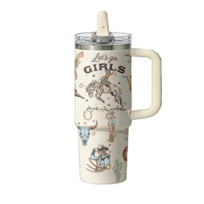 Garrafa Térmica Western CowGirl
