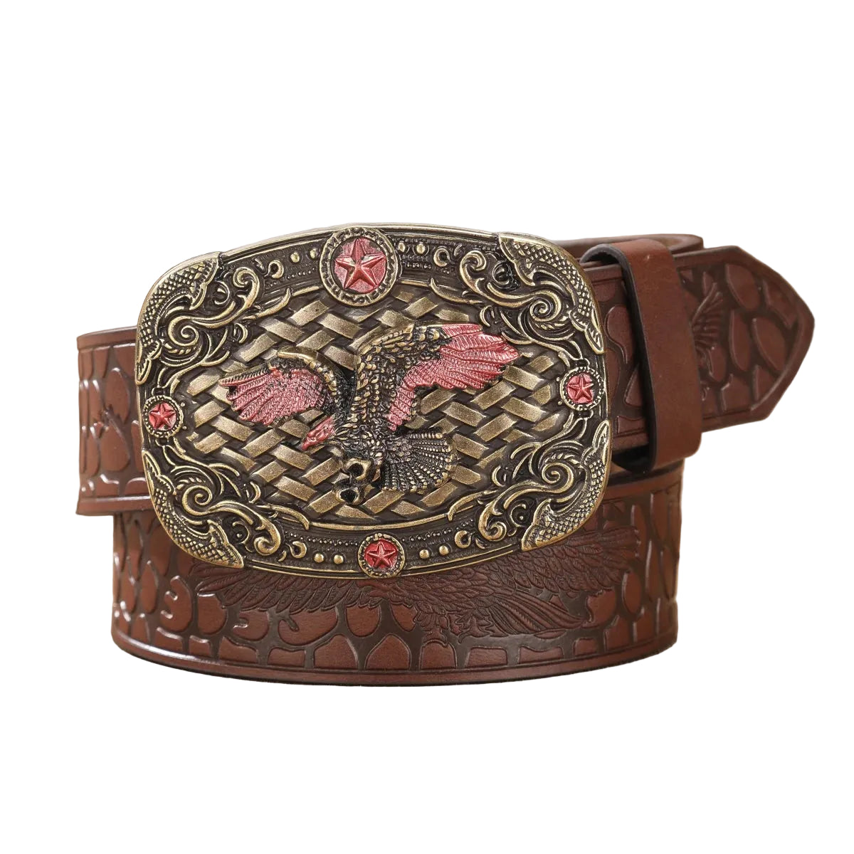 Cinto Retrô Belt Fivela de Águia