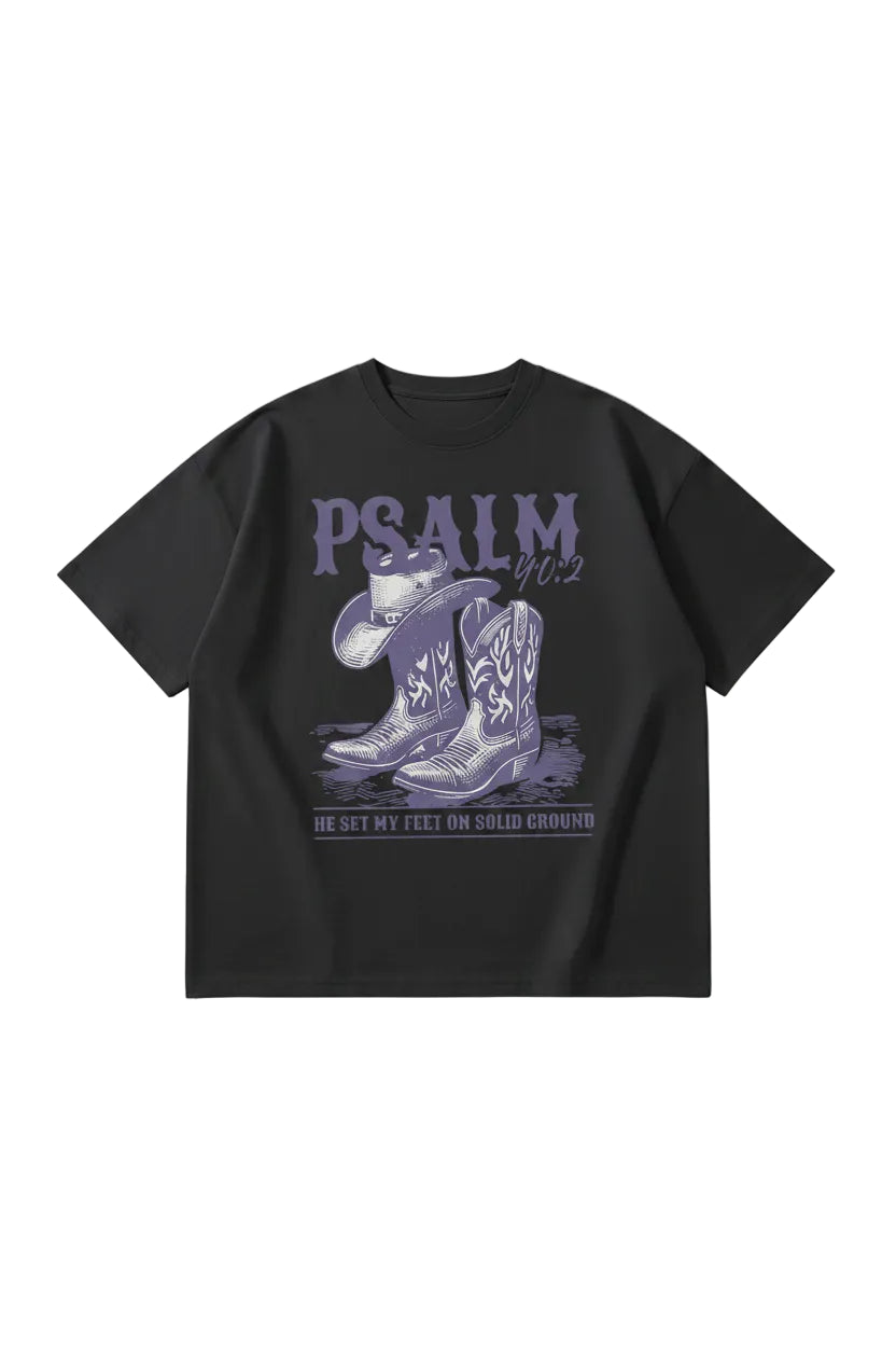 Camiseta Estonada Estampa Western
