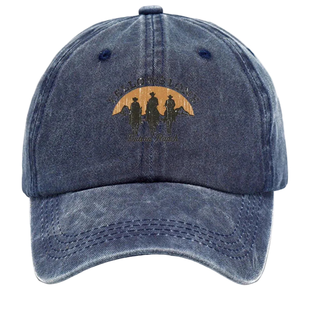 Boné Vintage Yellowstone – Estilo Cowboy