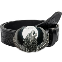 Cinto Cowboy Fivela Lobo 3D