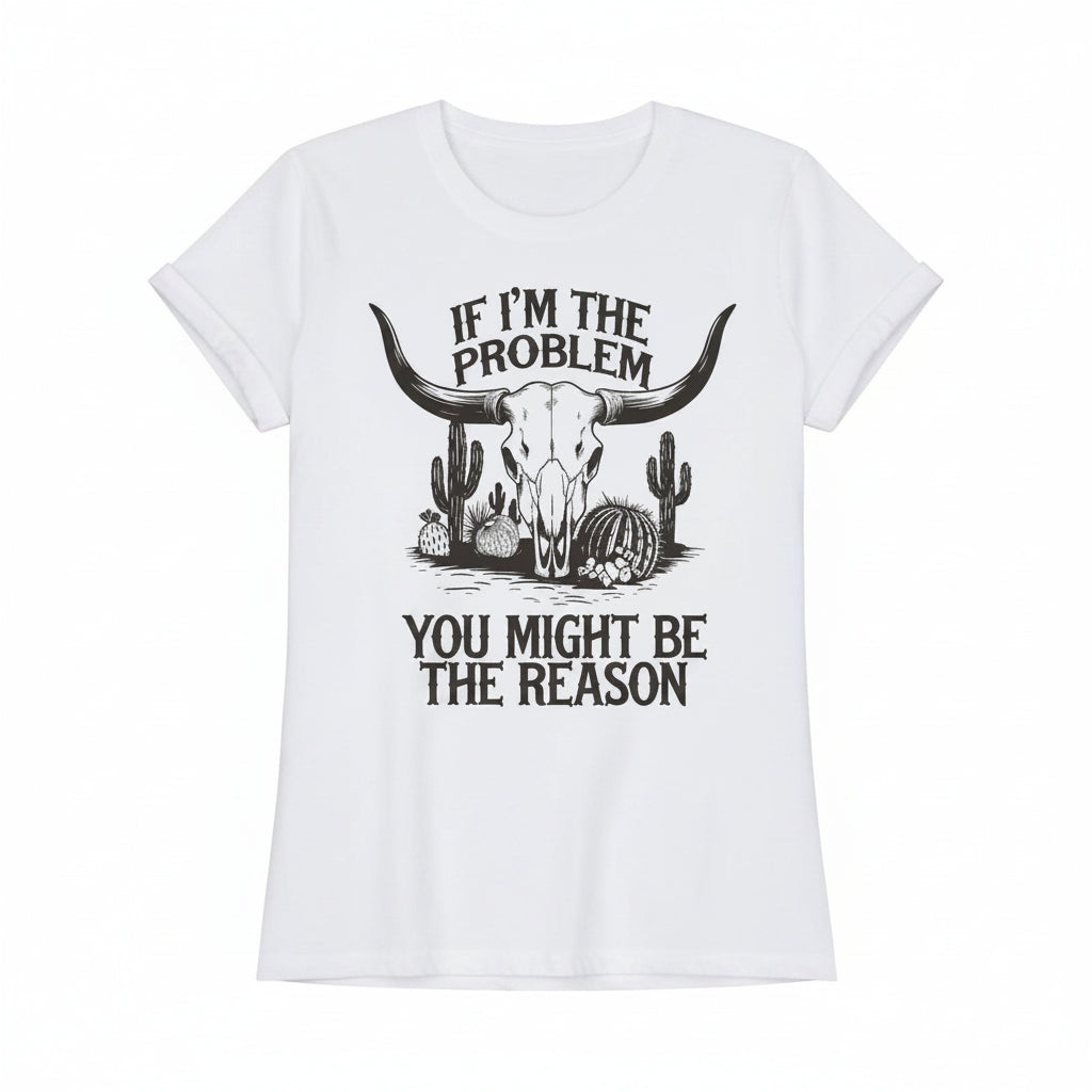 Camiseta Feminina Western Touro Vintage