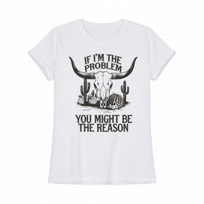 Camiseta Feminina Western Touro Vintage