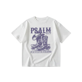 Camiseta Estonada Estampa Western
