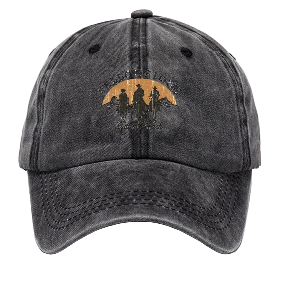 Boné Vintage Yellowstone – Estilo Cowboy