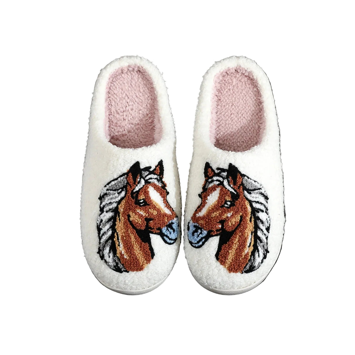 Pantufa de Pelúcia Design Cavalo