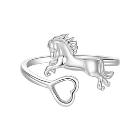 Anel de Cavalo Prata 925
