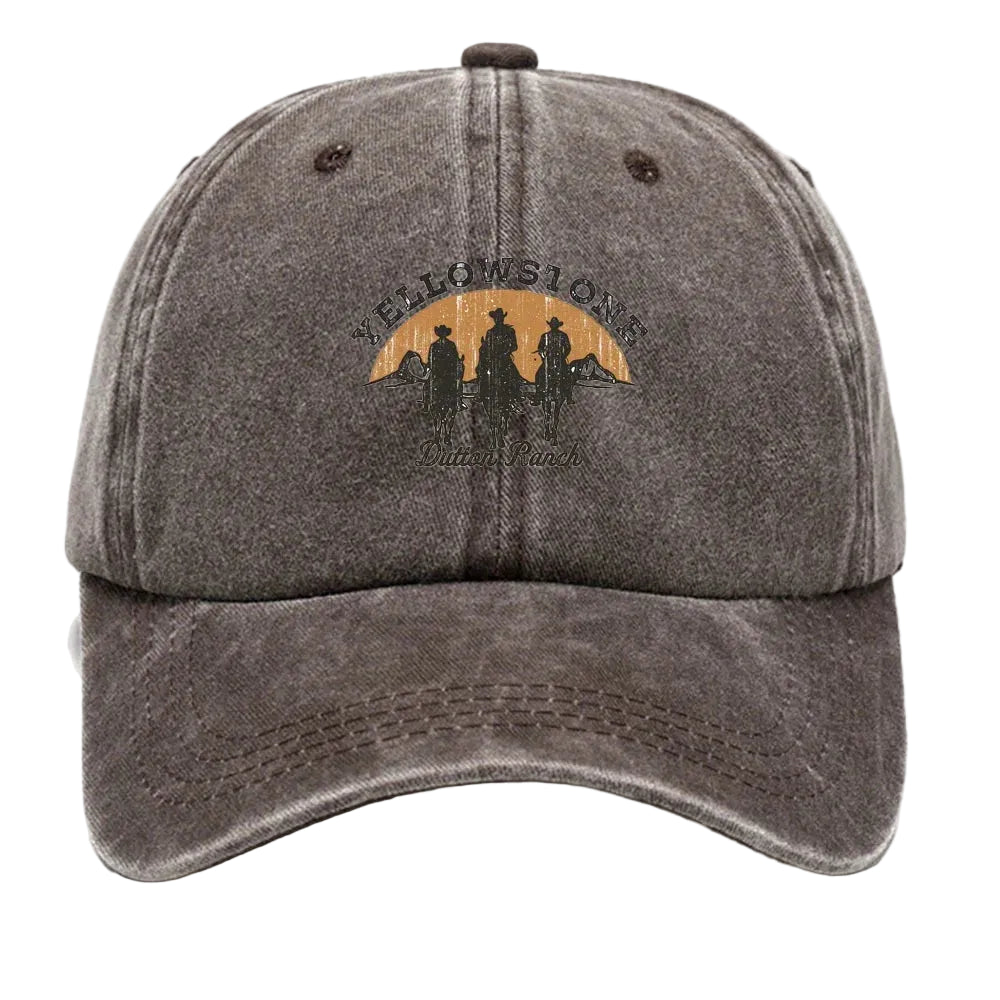 Boné Vintage Yellowstone – Estilo Cowboy