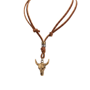 Colar Cabeça De Gado Em Cobre
