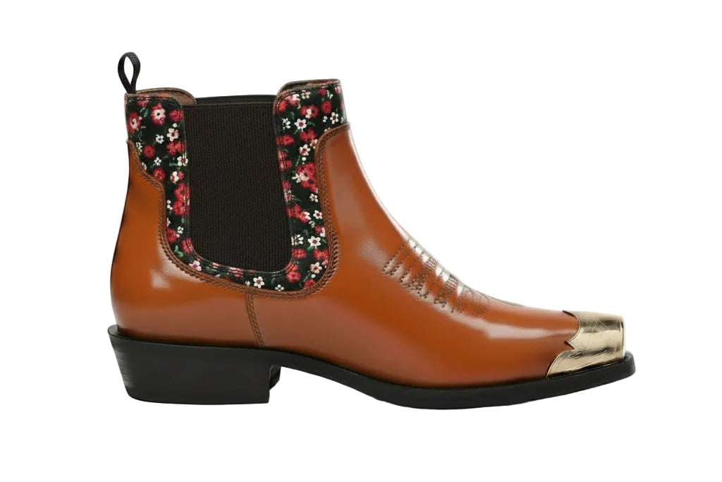 Bota Chelsea Maverick Bico Fino Com Metal