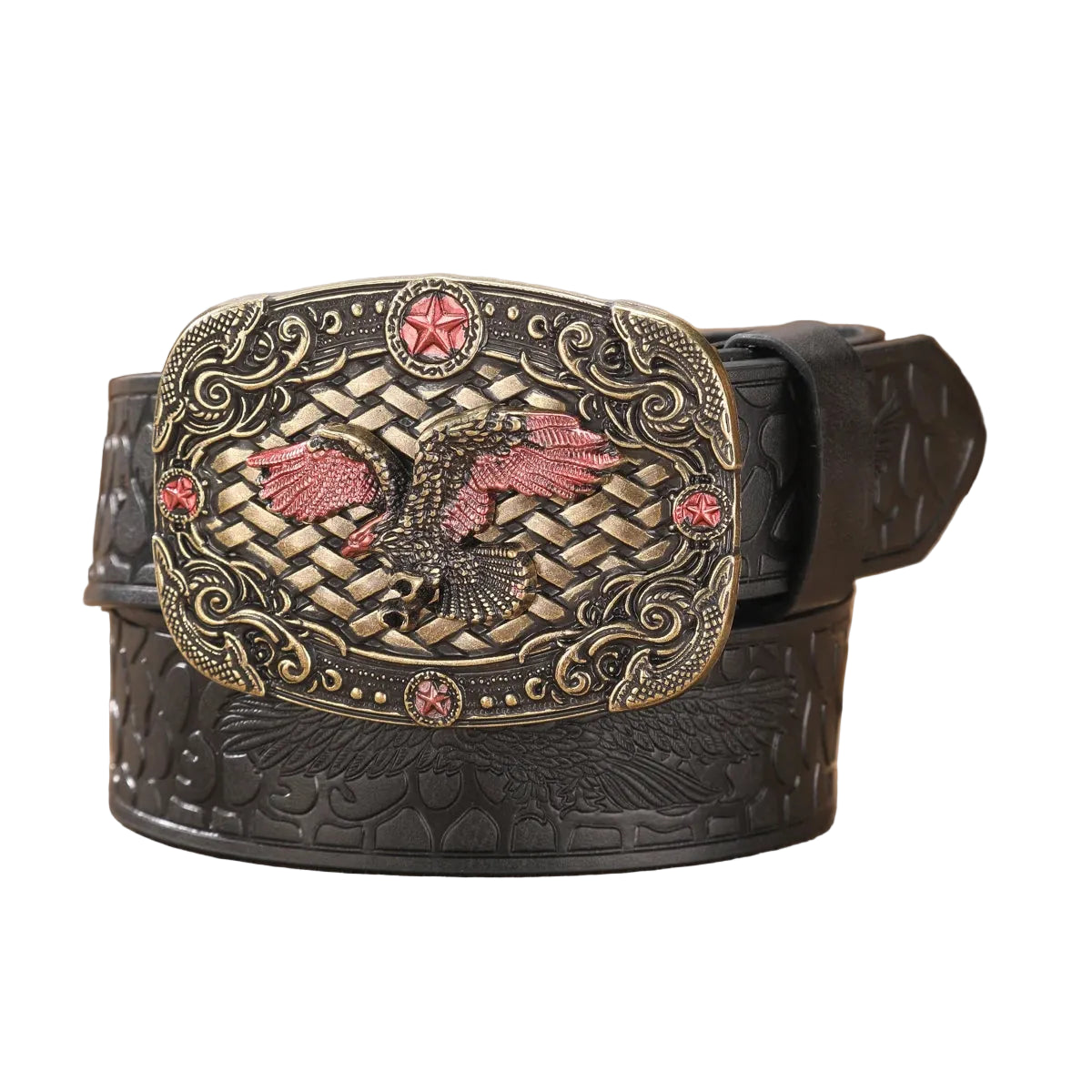 Cinto Retrô Belt Fivela de Águia
