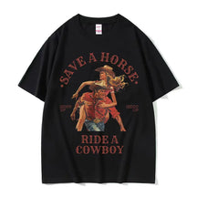 Camiseta Casal Cowboy Vintage