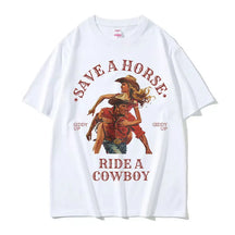 Camiseta Casal Cowboy Vintage