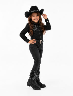 Bota Infantil Feminina Brilhante